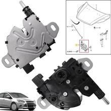 Reparatursatz für Motorhaubenentriegelung, Verriegelung mit 2 Schlüsseln 4M5AA16B970 für Focus MK2 2004-2012 1355231 4895285