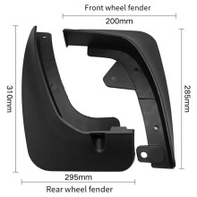 4 STÜCKE Auto-Kotflügel-Schmutzfänger, Spritzschutz, Kotflügel für CX-3 CX3 2015-2021, Autozubehör