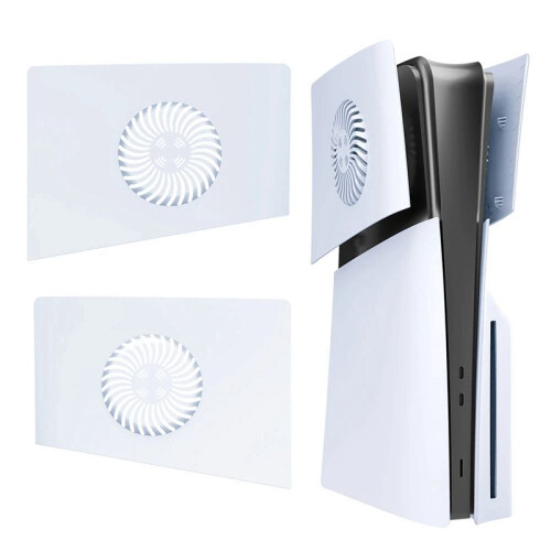 Protective Shell Cover with Cooling Vents Replacement Plate Anti-Scratch Faceplate for  PS5 Slim Console
