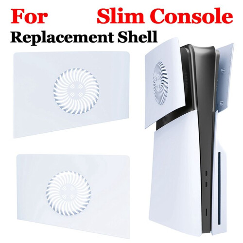 Protective Shell Cover with Cooling Vents Replacement Plate Anti-Scratch Faceplate for  PS5 Slim Console 2
