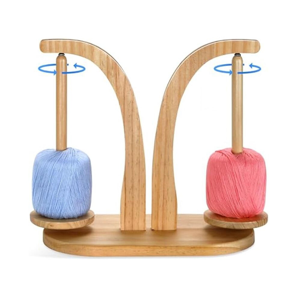 Yarn Holder For Crocheting - Wooden Yarn Holder - Yarn Holder Spinner,Crochet Gift For Knitting Lovers 4711965851243