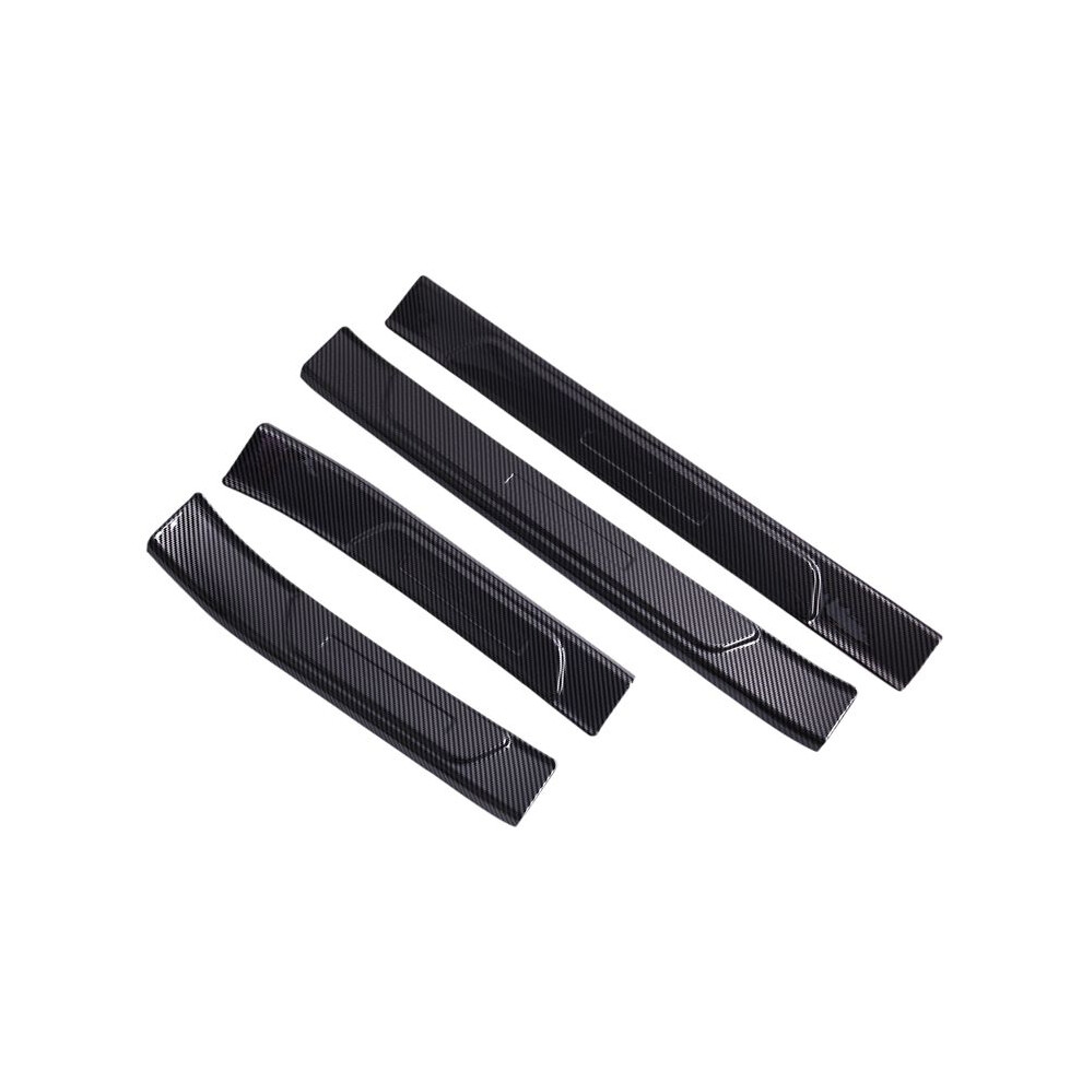 4Pcs Outside Door Sill Guards Door Sill Entry Guard Cover Decor Carbon Fiber Color For Seal / Atto 4 Light 6031870495928