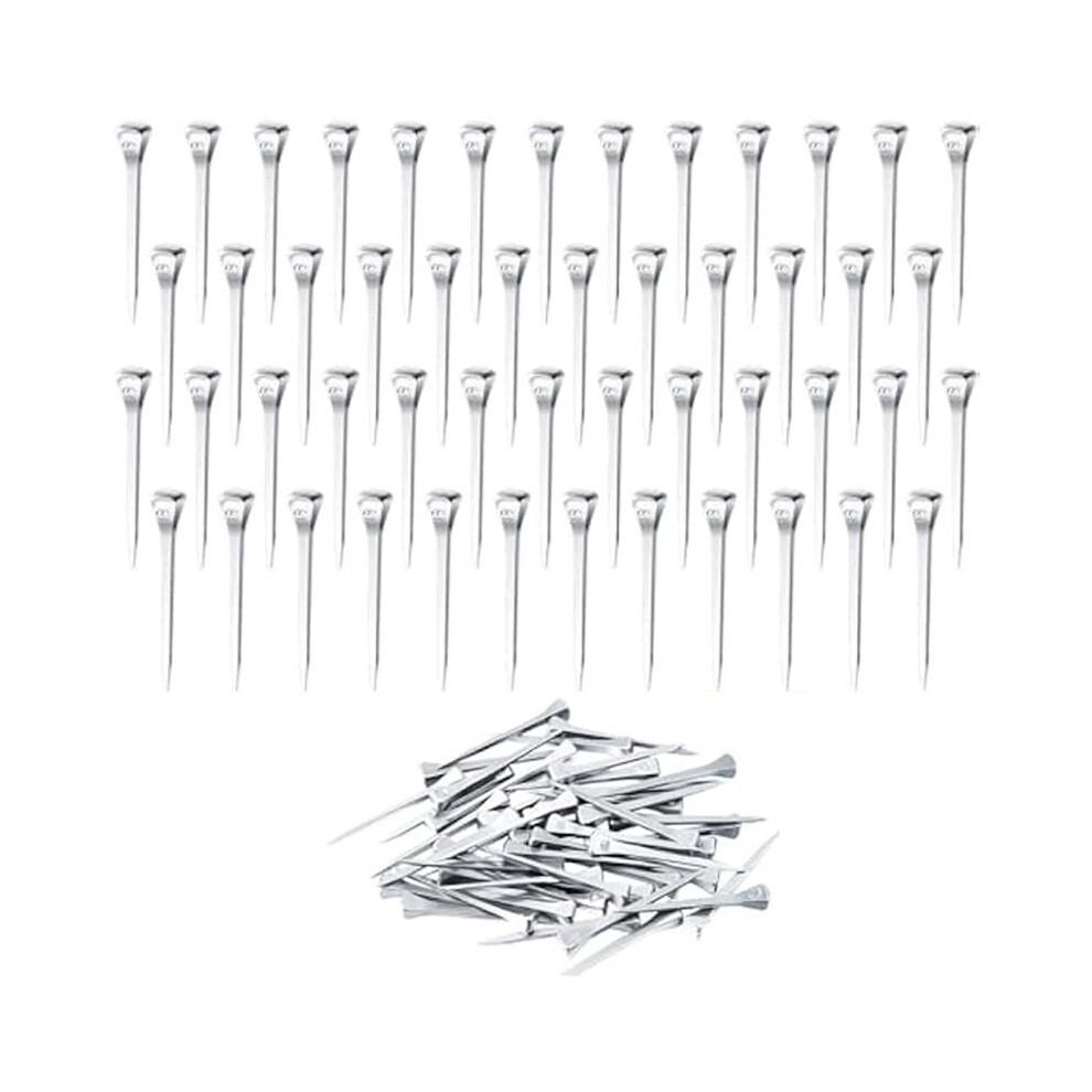 250Pcs 2Inches E5 Horseshoe Nails Stained Glass Supplies Glass Stop Blocks Horseshoe Nails For Secure Glass Crafts 4711689747471