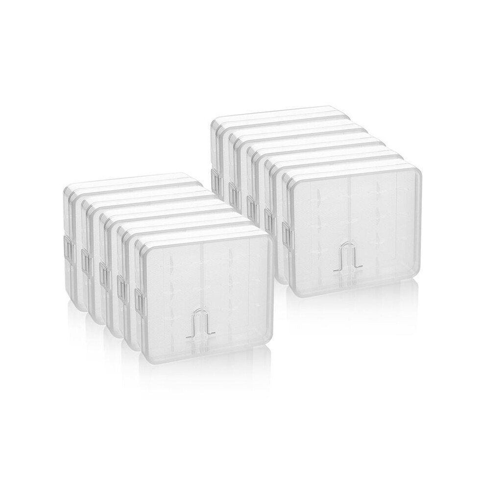 10Pcs 4 Slots 18650 Battery Case Battery Protecte Container For 4 Slots 18650 Battery 6033008860400