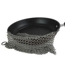 Kitchen Cleaning Cleaning Chainmail Scrubber Accessories Reusable Washing Net Cleaning Tool for Home,Square