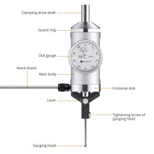 Koaxial-Zentrieranzeige 0-0,15 Zoll/0,0005 Zoll Digitalanzeiger-Set Koaxial-Zentrieranzeige für Fräsmaschinen-Zentrierprüfskala