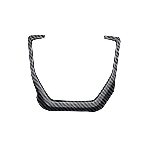 Car Navigation Screen Trim Frame Dashboard Strips for  Forester 2025 LHD Interior Accessories Carbon Fiber Pattern