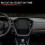 Car Navigation Screen Trim Frame Dashboard Strips for  Forester 2025 LHD Interior Accessories Carbon Fiber Pattern 6