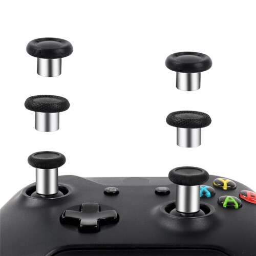 RALAN 3D Analog Stick Game Buttons For PS4 For PS5  One Gamepad Controller Thumbstick Replacement Cap Game Accessories Black 1