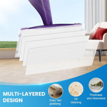 36 Pack Disposable Mop Pad Refills for Wet Jet Spray Mop - Wet Jet Pads for All Floor Types - Super Absorbent