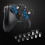RALAN 3D Analog Stick Game Buttons For PS4 For PS5  One Gamepad Controller Thumbstick Replacement Cap Game Accessories Black 4