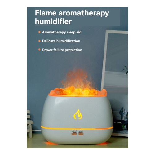 Aroma Diffuser Ultrasonic USB Air Humidifier 3D Flame Diffuser Essential Oils Diffuser Aromatherapy Air Freshener B 2