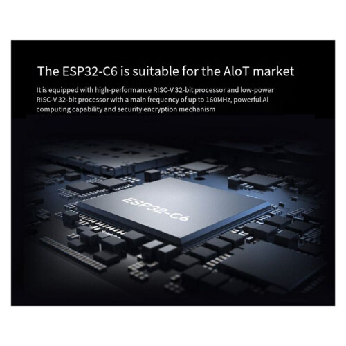 ESP32-C6 Lcd Screen Development Board Wifi 6  5 Onboard Rgb Color 1.47 Inch Tft Led Screen USB Type-C Interface 1