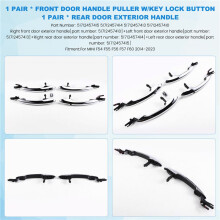 4 Peças/Conjunto Maçaneta de Porta Confortável para F54 F55 F56 F57 F60 2014-2023 51712457415 51712457414 51712457413 51712457410