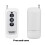12V Motor Remote Control Kit, 433MHz Wireless Relay Module with Transmitter, for Motor Direction & Stop Control 6