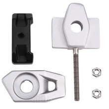 Cadena de Coche Ajustador Tensión Deflector Tornillo Trasero Ajuste Bloque para  450sr Cf400-6 Derecha