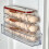 Transparent Rolling Egg Holder for Kitchen Refrigerator Side Door Stackable Fridge Organizer - 10cm Width Three Storeys 3