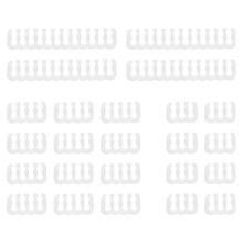 24 Stuks/Lot PC Kabelkam Moederbord 24Pin 8Pin 6Pin Kabelkam voor Computer Gesleeved Tot 3,4 mm Wit