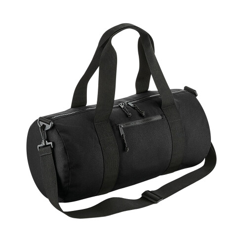 BagBase (One Size, Black) Bagbase Recycled Duffle Bag