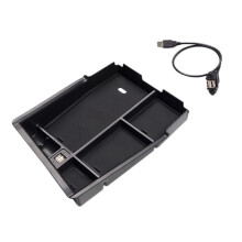 USB Aufbewahrung Box Ersetzen Des Organizer Fachs der Mittel Konsole Aufbewahrung Box Auto Teile für 2021 Teramont X