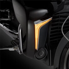 Motorcycle Front Fairing LightIndicator Run Turn Brake Lights for Indian Challenger Chieftain Pursuit Black and White