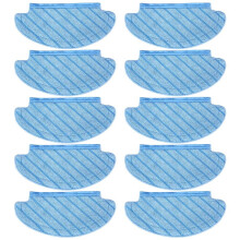 10Pcs Mop Cloth Cleaning Pads for  Deebot Ozmo 920 950 N8/T5/N5/N5S Series Vacuum Cleaner Parts Washable