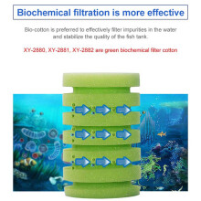 Aquarium Filter,Ultra Quiet Aquarium Biochemical Sponge Filter Fish Tank Air Pump Betta Fry Aquarium Fish Tank Water Fall Double Foam Sponge Filters