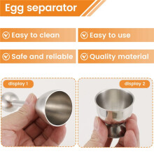 Egg Cutter, Egg Slicer Kitchen Egg Opener Tool Egg Cracker Remover Egg Shells Separator for Hard Soft Boiled Eggs
