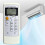 Replace A/C Remote Control CRMC-A764JBEZ for  Air Conditioner A/C Remote Control 5