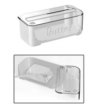 Butterdose, Aufbewahrungsbox mit Schneider, Frischhaltedose mit Deckel, Einfaches Schneiden