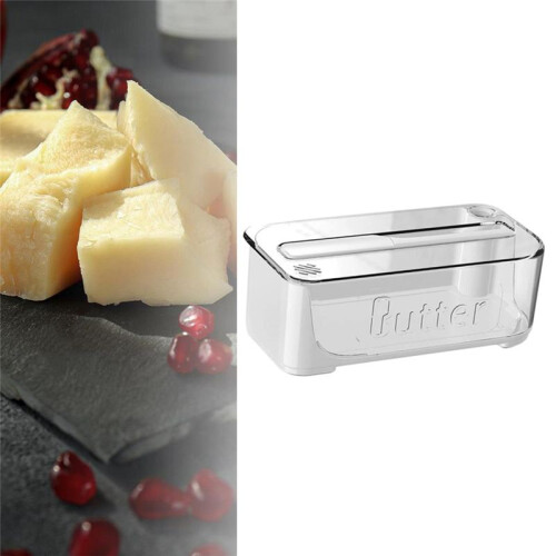 Butter Dish Storage Box with Cutter Food Storage Container with Lid Easy Cutting 2