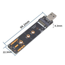 M.2 NVME SSD Naar USB3.2 GEN2 10Gbps Adapter M.2 NVME SSD Adapter voor 2230 2242 2260 2280 NVME M.2 SSD RTL9210B