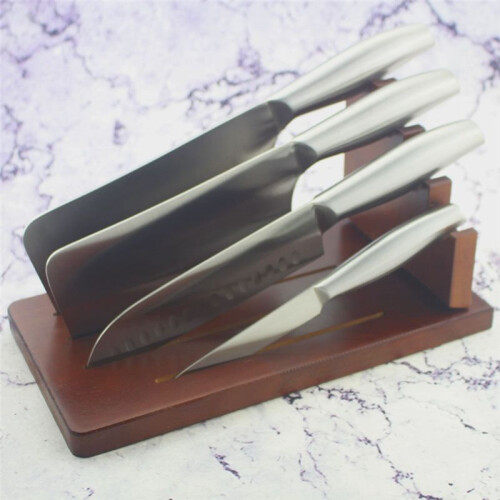 Wooden Knife Rack Knife Storage Rack Shelf Kitchen Storage Rack Desktop Organization Kitchen Gift 2