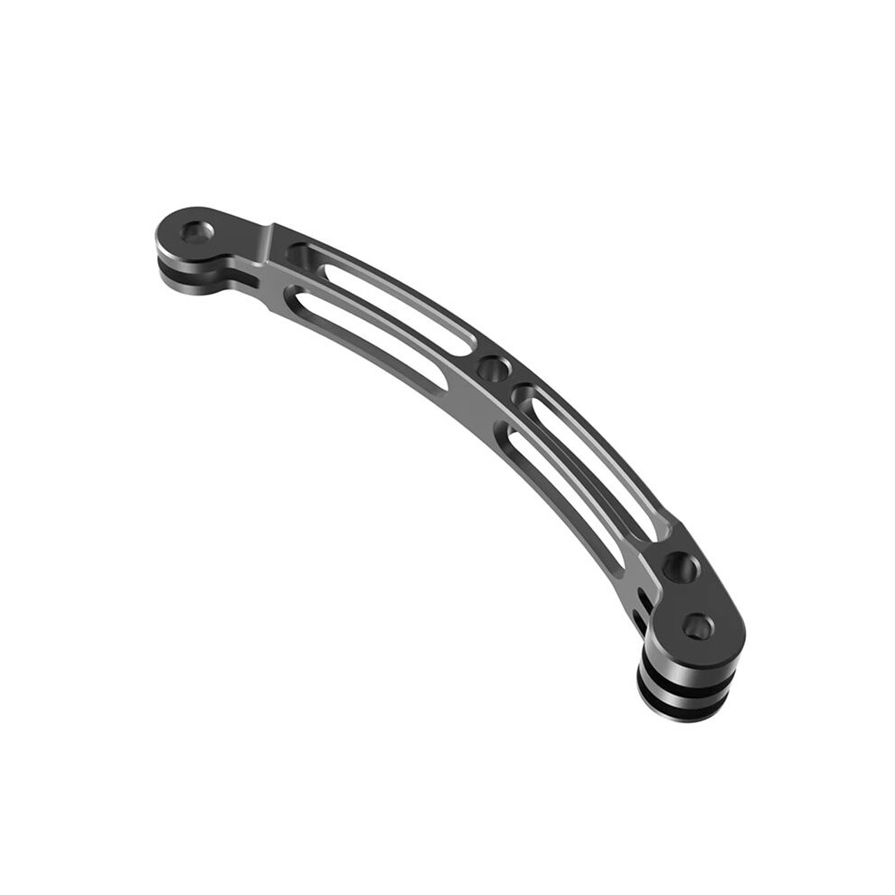 Aluminum Helmet Arm Extension Curved Pole Selfie Stick Tripod Adapter For Hero13 12 Action 5 Camera,A 4711779493578