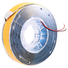 Bande LED COB Ultra Lumineuse 24 V 1 600 LED/M Bande LED COB Haute Densité Bande LED Blanc Chaud 5 M