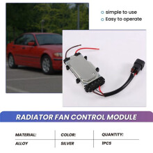 4 PCS Radiator Fan Control Module for 3Series E46 316Ci 3116Ti 318Ci 318I 318Ti 320Ci 320I 323Ci 328I 330I 7561757