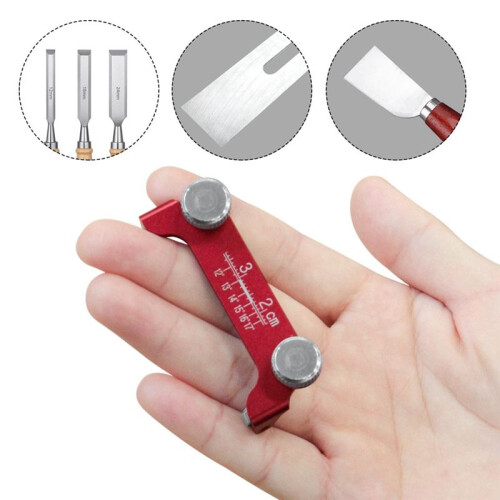 Fixed Angle Knife Sharpener Honing Guide Chisel Sharpening Holder Guide for Woodworking Chisels and Planes with Scale 1