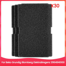 30 Pezzi 2964840100 Filtro Asciugatrice Cotone per Beko  Blomberg Elektra Bregenz Asciugatrice Pompa di Calore Parti di Ricambio