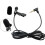 3,5 mm Lavalier-Microfoon + Winddichte Hoesset Lavalier-Microfoon Clip- Externe Knoopsgatmicrofoon voor -Microfoon 1,5 M 8