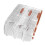 3-Schicht-Eierbox zum Rollen, 12-Eier, transparent, 8x12x4cm 8