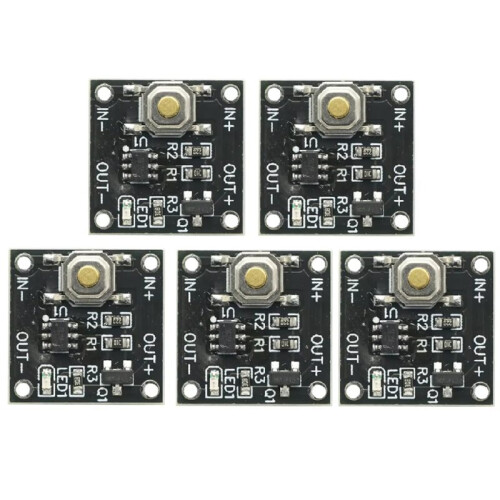 5pcs Single Bond Button Bistable  Module 2.2-5V 0.5uA Continuous Load 2A Low Power Micro One Key