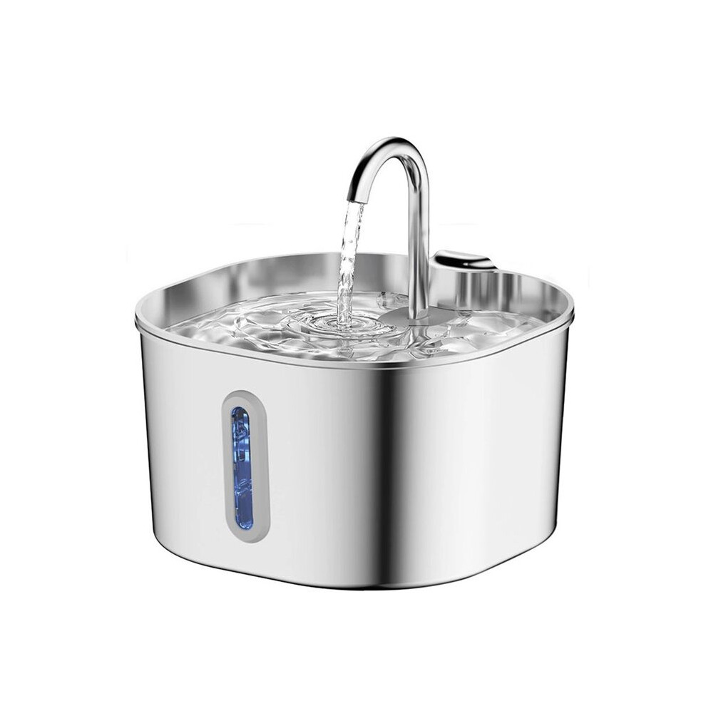 Cat Water Fountain 2.2L Pet Fountains for Cats Indoor Automatic Cat Fountain for Drinking Animal Water Bowl Dispenser