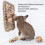 Seagrass Protector Mat with Toys for Bunny Internal Protective Grass Bite String Teeth Grinding Toy 7