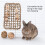 Seagrass Protector Mat with Toys for Bunny Internal Protective Grass Bite String Teeth Grinding Toy 6