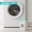 GEEZY GEEZY Laundry Powder Storage Box Washing Machine Shape Tablet Organizer Container 5L 4