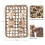 Seagrass Protector Mat with Toys for Bunny Internal Protective Grass Bite String Teeth Grinding Toy 8