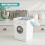 GEEZY GEEZY Laundry Powder Storage Box Washing Machine Shape Tablet Organizer Container 5L 7
