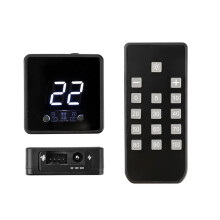 4-Wire Fan PWM Speed Controller Digital Display Remote Control 24V 12V 5V Controller PD QC Fast Charging