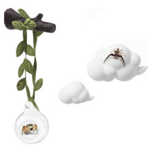 4pcs Jumping Spider Hide Glass Cloud Platform Ledges Jumping Spider for Decorating Jumping Spider Enclosure
