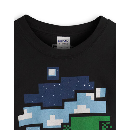 Minecraft Minecraft Short Sleeved T-Shirt (Boys Black) 2